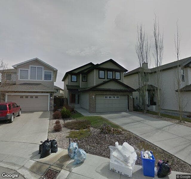 Street view of 8386 Shaske Crescent NW, Edmonton