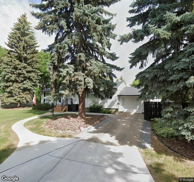 Street view of 5352 111 Avenue NW, Edmonton
