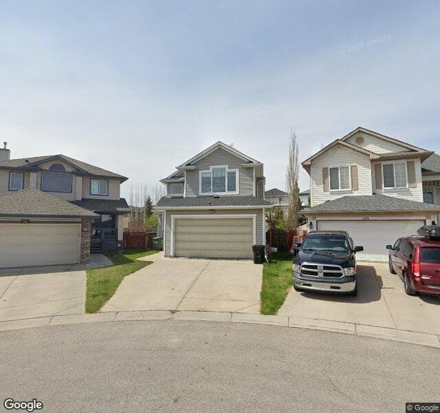 Street view of 135 Tuscany Meadows Court NW, Calgary