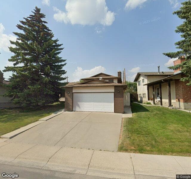 Street view of 52 Templeby Drive NE, Calgary
