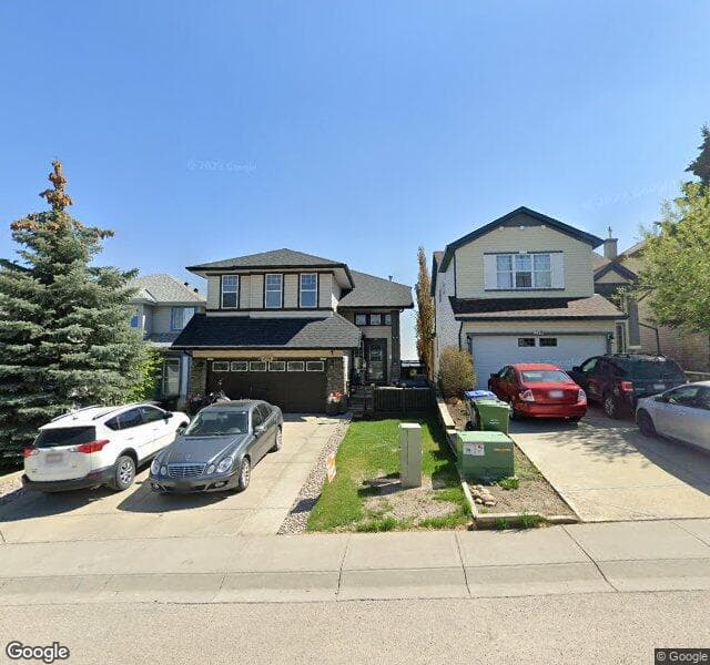 Street view of 214 Panamount Close NW, Calgary