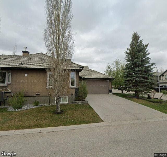 Street view of 63 Evergreen Manor SW, Calgary