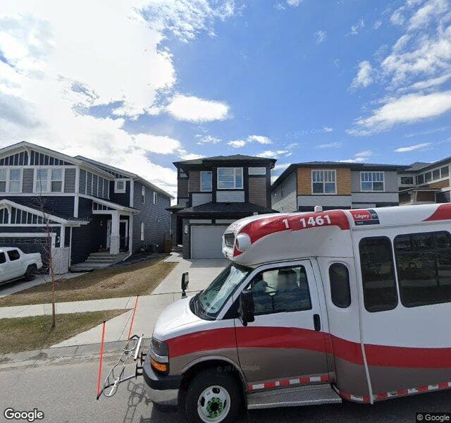 Street view of 457 Livingston Hill NE, Calgary