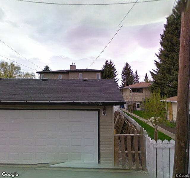 Street view of 1608 43 Street SW, Calgary