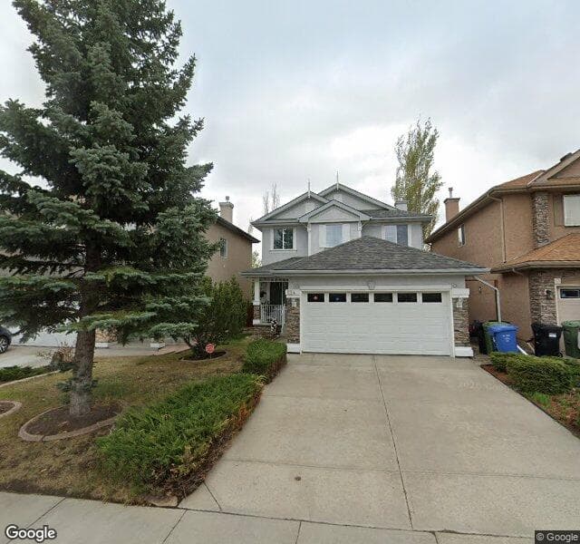 Street view of 35 Everstone Place SW, Calgary
