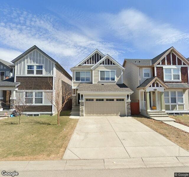 Street view of 151 Skyview Point Crescent NE, Calgary