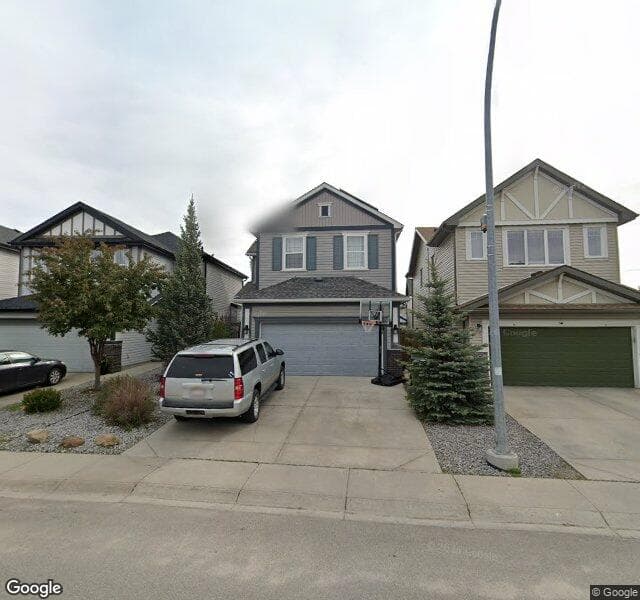 Street view of 349 Copperpond Circle SE, Calgary