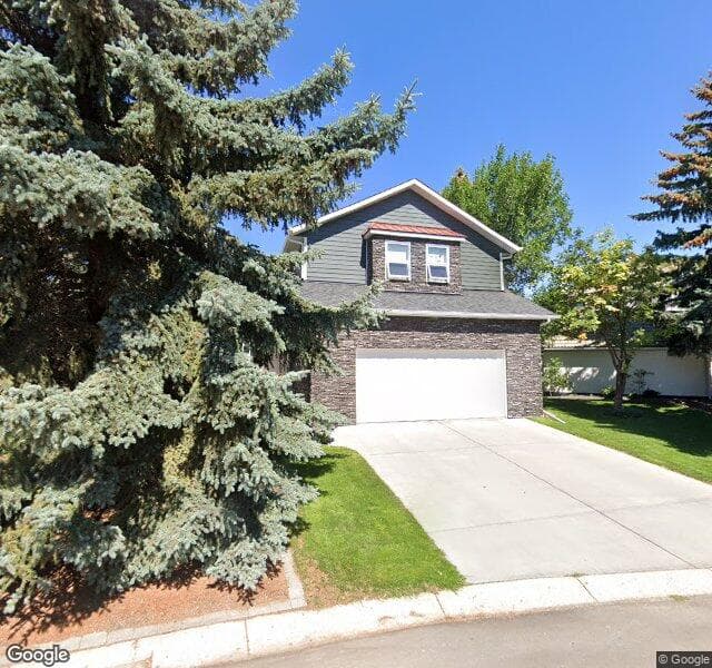 Street view of 48 Stradbrooke Rise SW, Calgary