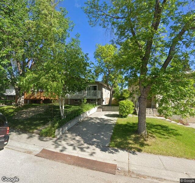Street view of 6803 Huntsbay Road NW, Calgary