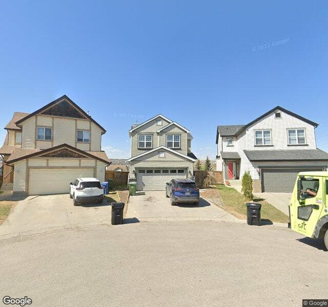 Street view of 157 Evanscreek Court NW, Calgary