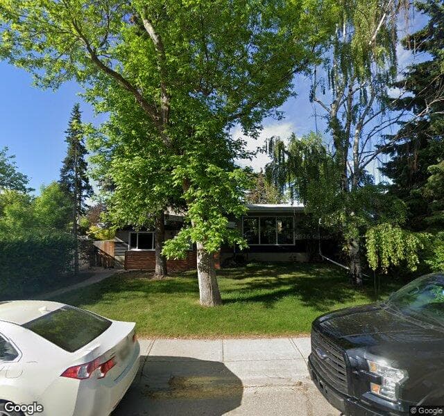 Street view of 2111 Crocus Road NW, Calgary