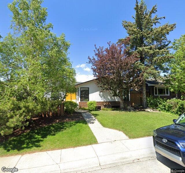 Street view of 5732 Lodge Crescent SW, Calgary