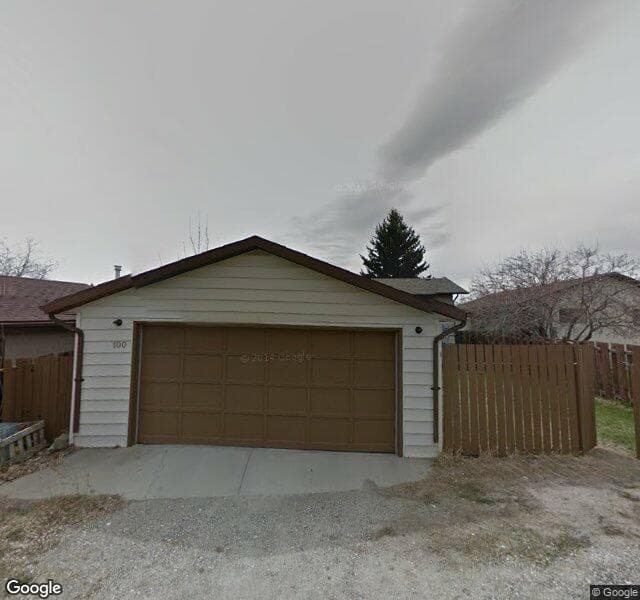 Street view of 100 Bedford Drive NE, Calgary