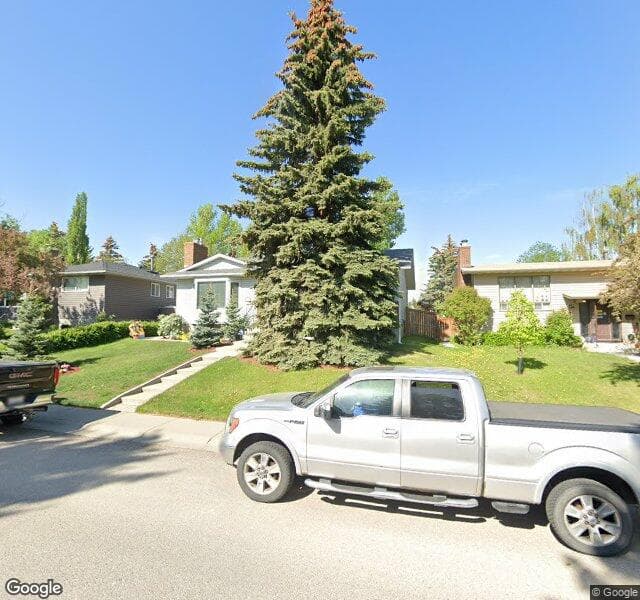 Street view of 11 Range Way NW, Calgary