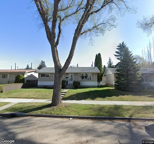 Street view of 15806 89 Avenue NW, Edmonton