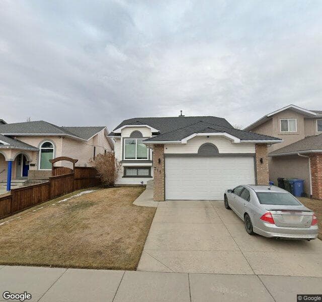 Street view of 315 Riverview Close SE, Calgary