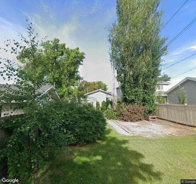 Street view of 9915 162 Street NW, Edmonton