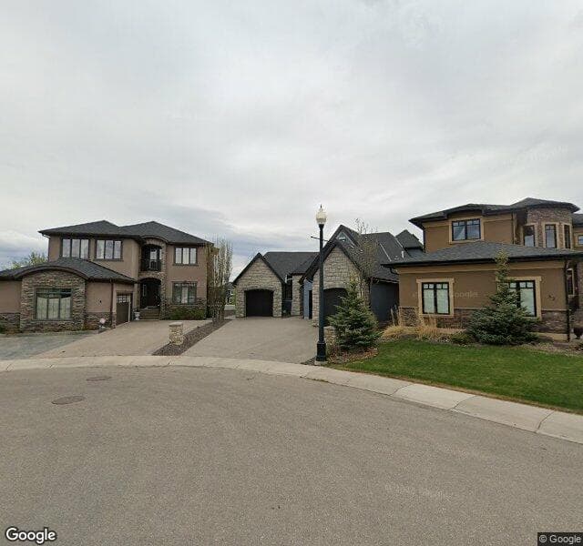 Street view of 48 Rockcliff Point NW, Calgary
