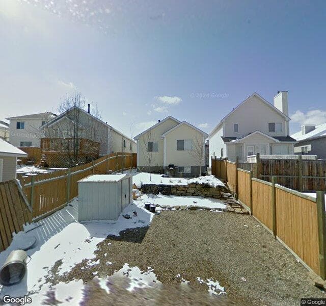 Street view of 46 Hidden Crescent NW, Calgary