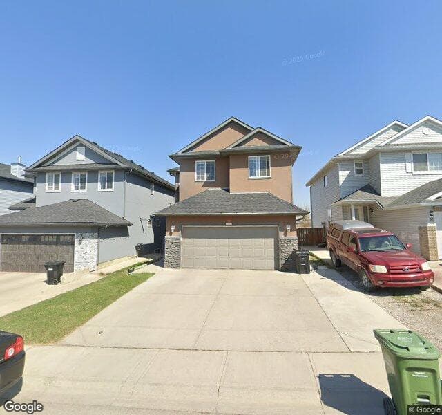 Street view of 94 Saddleland Close NE, Calgary