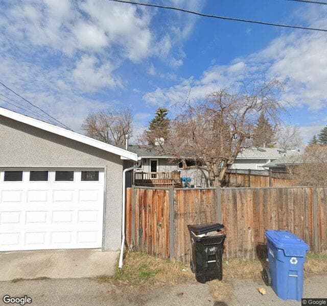 Street view of 9828 Avalon Road SE, Calgary