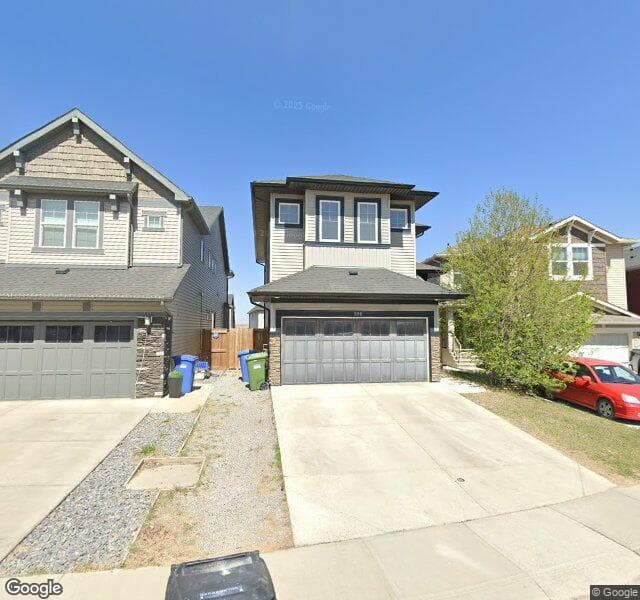 Street view of 104 Sage Bank Crescent NW, Calgary