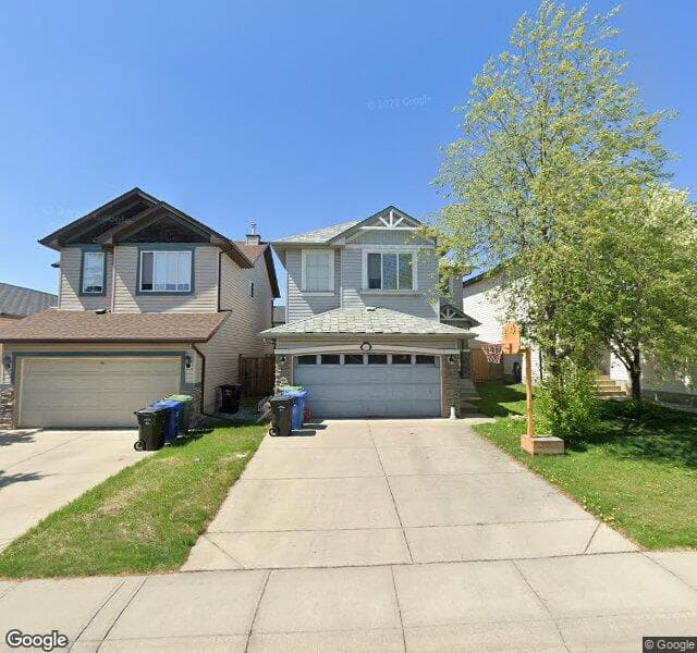 Street view of 95 Panamount Heights NW, Calgary
