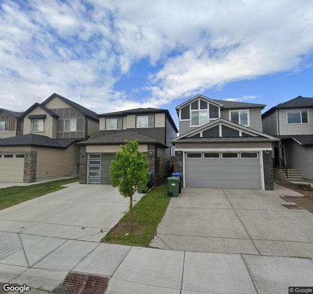 Street view of 95 Savanna Way NE, Calgary