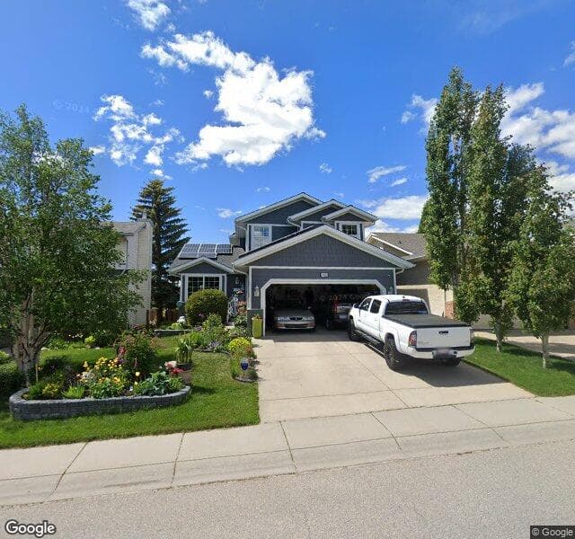 Street view of 243 Hawkville Close NW, Calgary