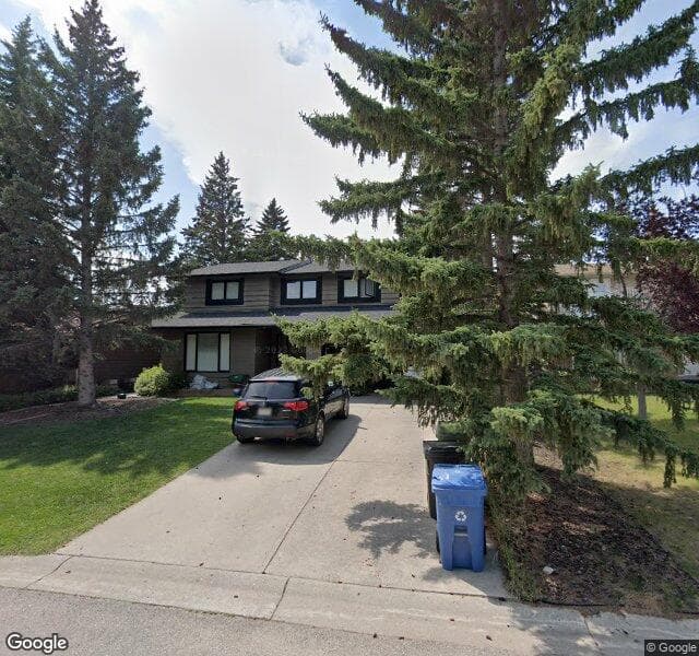 Street view of 152 Pump Hill Gardens SW, Calgary
