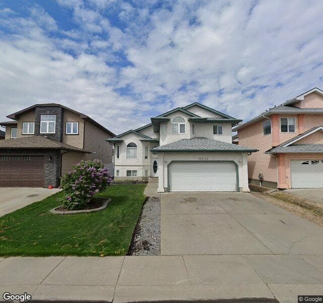 Street view of 16824 78 Street NW, Edmonton