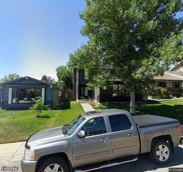 Street view of 375 Coach Ridge Rise SW, Calgary