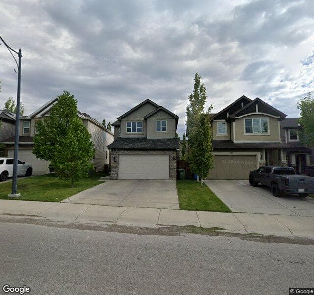 Street view of 134 Aspen Hills Drive SW, Calgary