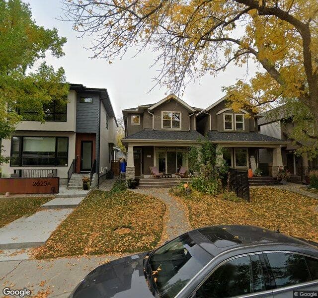 Street view of 2623 27 Street SW, Calgary