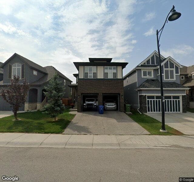 Street view of 404 Mahogany Boulevard SE, Calgary