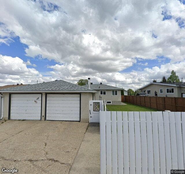 Street view of 13808 86 Street NW, Edmonton