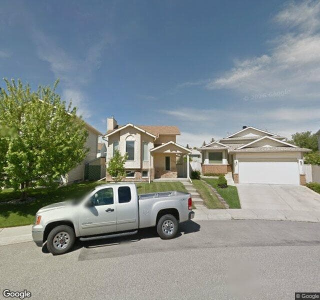 Street view of 100 Millrise Close SW, Calgary