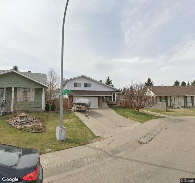 Street view of 6720 182 Street NW, Edmonton