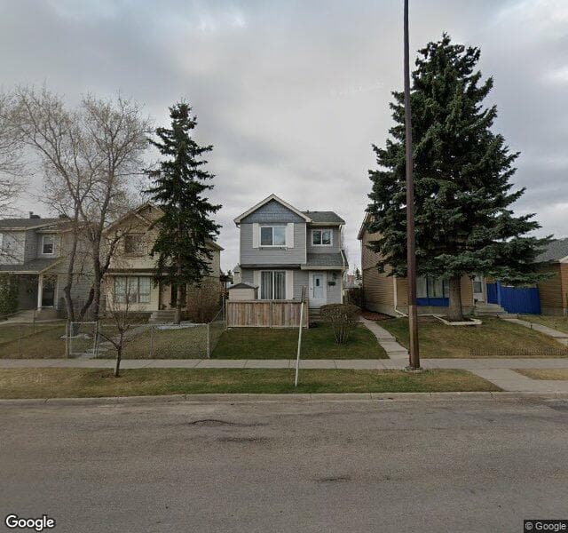 Street view of 99B Erin Woods Boulevard SE, Calgary