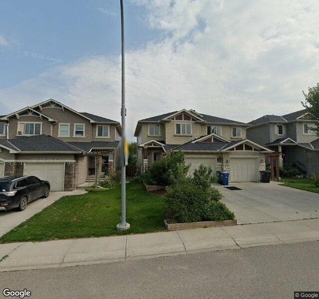 Street view of 166 Brightoncrest Grove SE, Calgary