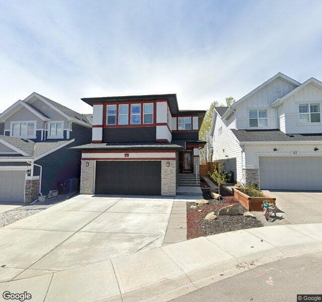 Street view of 61 Tuscany Valley Grove NW, Calgary
