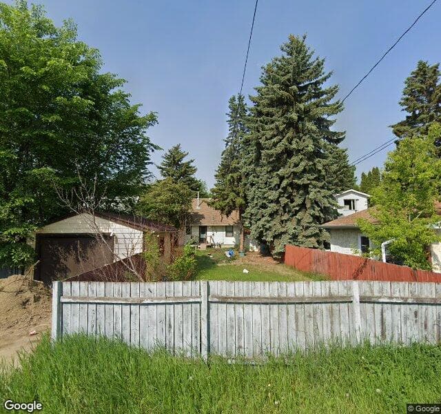 Street view of 12311 105 Street NW, Edmonton