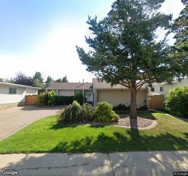 Street view of 15711 115 Street NW, Edmonton