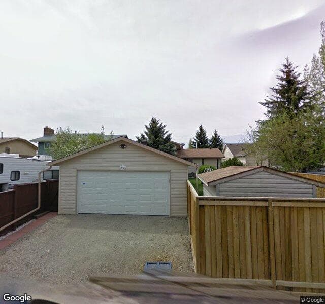 Street view of 116 Woodford Drive SW, Calgary