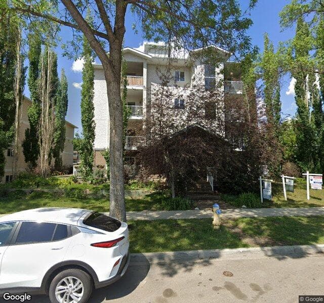 Street view of 403-10524 77 Avenue NW, Edmonton
