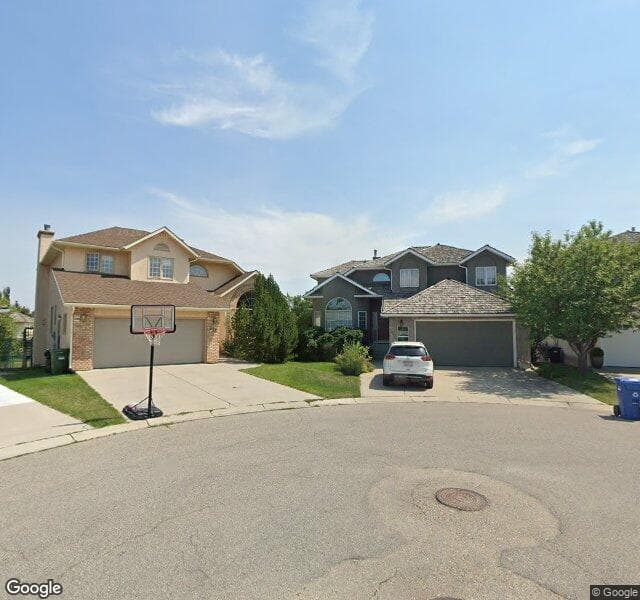Street view of 230 Woodpark Green SW, Calgary