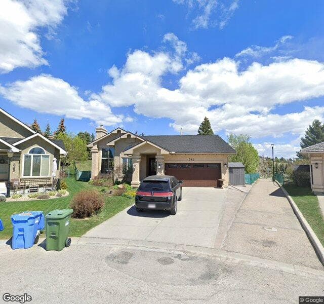 Street view of 346 Hawkside Mews NW, Calgary