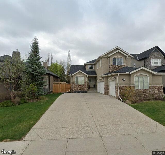 Street view of 99 Evercreek Bluffs Road SW, Calgary