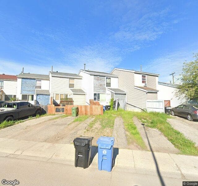 Street view of 210 Pensville Close SE, Calgary