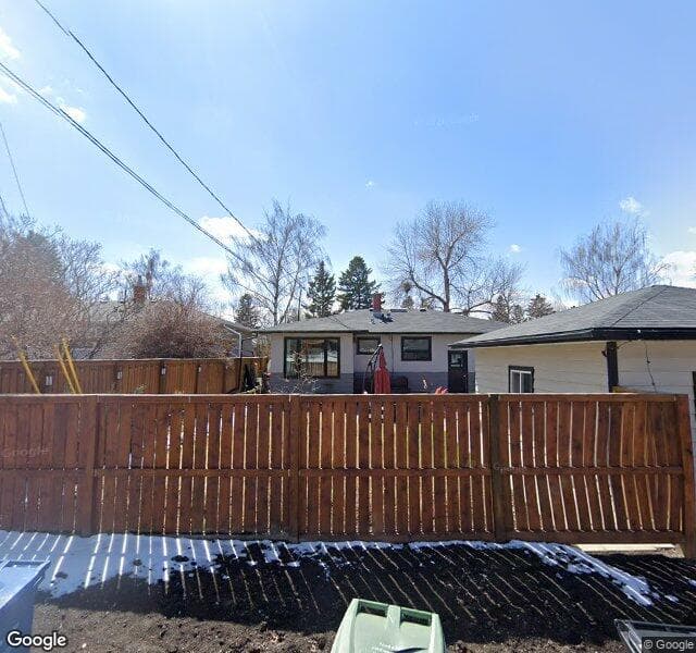 Street view of 128 Fairview Drive SE, Calgary
